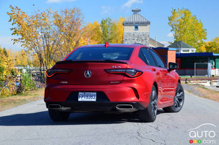 Acura TLX A-Spec 2021, arrière